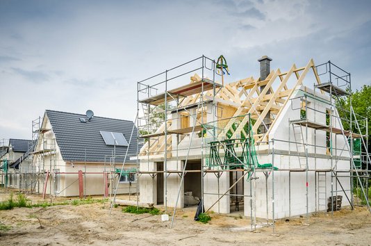 Massiv gebautes Haus