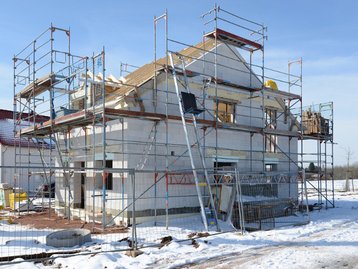 Winterbaustelle